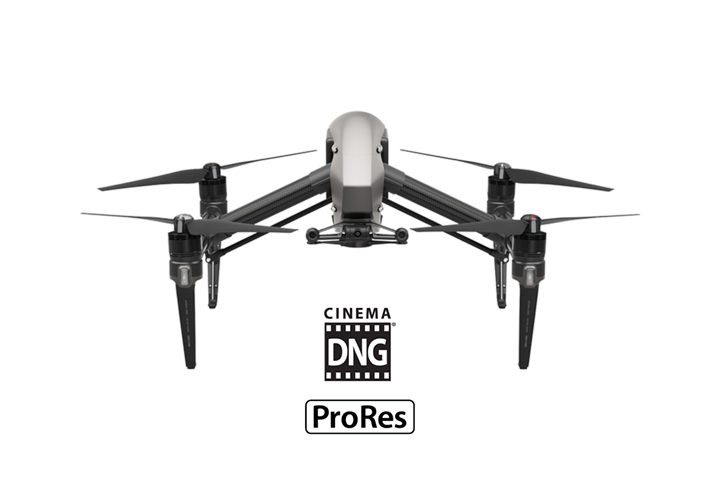 Inspire 2 Includes Apple ProPres & CinemaDNG Licenses